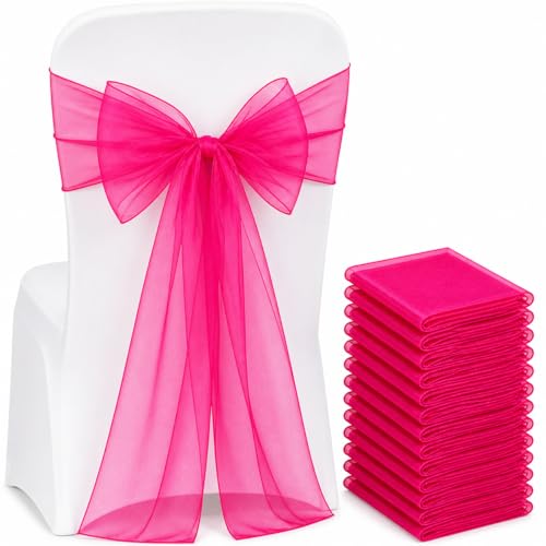 Organza Chair Bow Sash Décor Bows Sashes for...