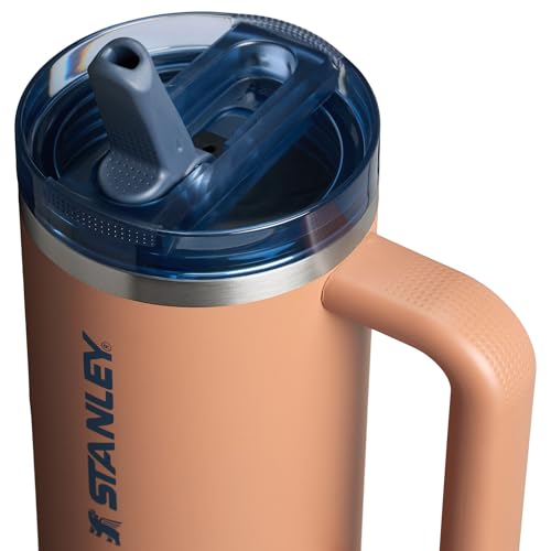 Image of STANLEY Quencher ProTour Flip Straw Tumbler with Leakproof Lid 30 oz | Built-In Straw and Handle | Cup Holder Compatible for Travel | Insulated Stainless Steel Cup | BPA-Free | Toast VRT
