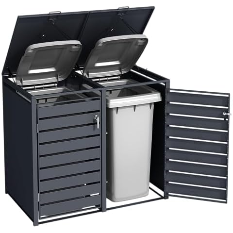 DWD Garden Double Wheelie Bin Hideaway 120L/240L Cover