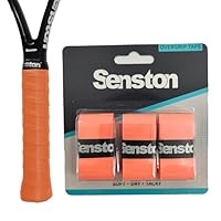 バドミントンラケット オレンジグリップ Amazon | Senston テニス/バドミントン/スカッシュ用の3枚セット