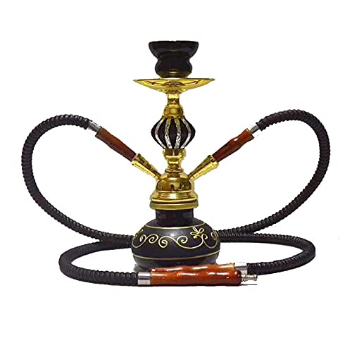 XXIXXV Wasserpfeife konventionelle Wasserpfeife mit 2 Schlauch Glasboden Flasche Shisha Nargile Shisha Narguile Chicha… – Bild 4