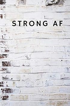 Paperback Strong AF: Notebook - Brick Book