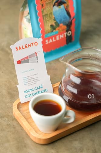 Image of Cafe Quindio Medium Roast 100% Colombian Excelso Whole Bean Arabica Coffee - Salento Municipal Harvest - 8.8 Ounce (Pack of 1)