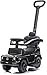 Produktbild Rutschauto ab 1 Jahr mit Schubstange, Bobbycar, Mercedes G mit Schubstange, Kinderauto, Baby Auto (Schwarz)