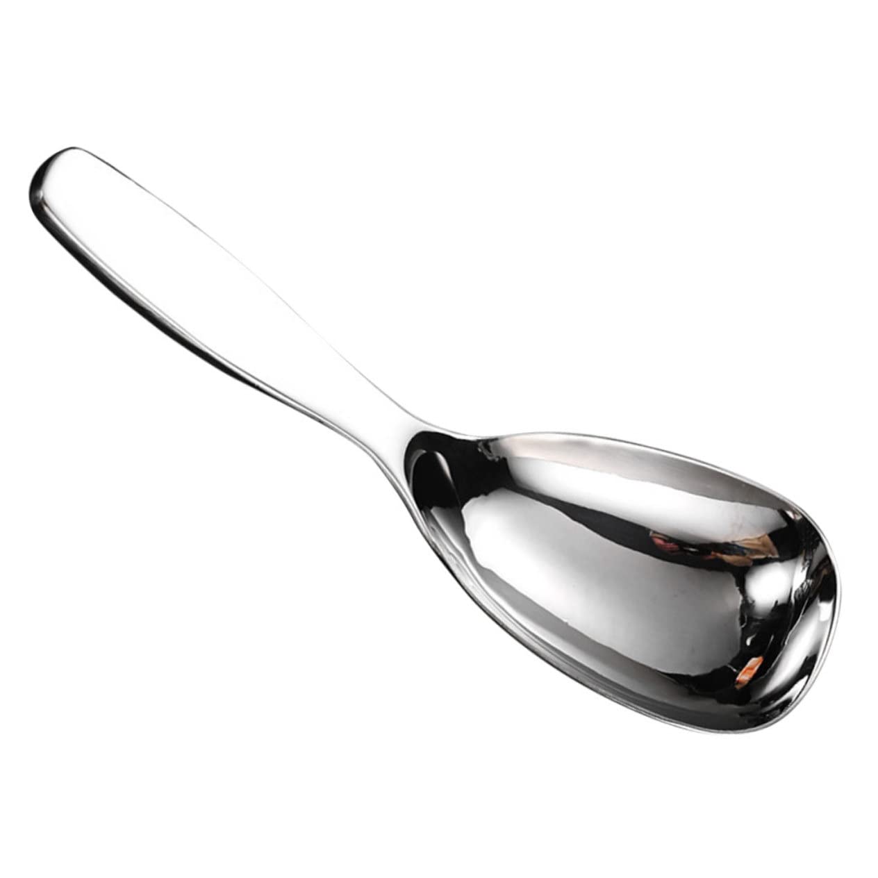 LALADEFIEE Food Service Spoons Serving Steel Serving Utensil Reusable Rice Spoon Compact Design Kitchen Supplies