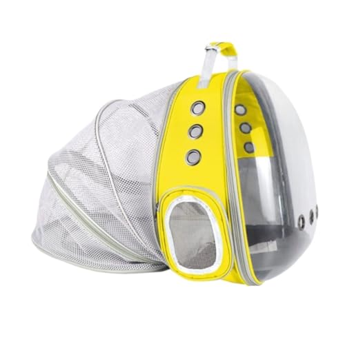 Sac à dos pour chat et petit chien extensible avec bulle transparente