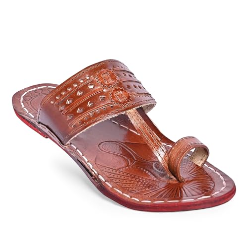Image of Kolhapuri Chappal for Men|Kolhapuri Slippers for Men|Kolhapuri Shoes for Men|Leather Slippers for Men|Wedding Slippers for Men-B1