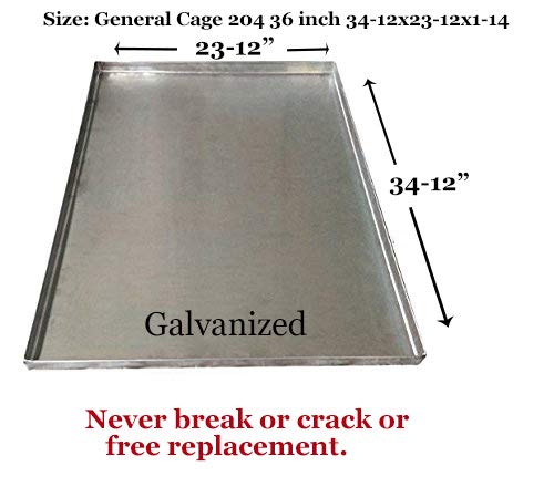 Metal Replacement Tray for Dog Crate - Heavy Duty - Chewproof - Kennel