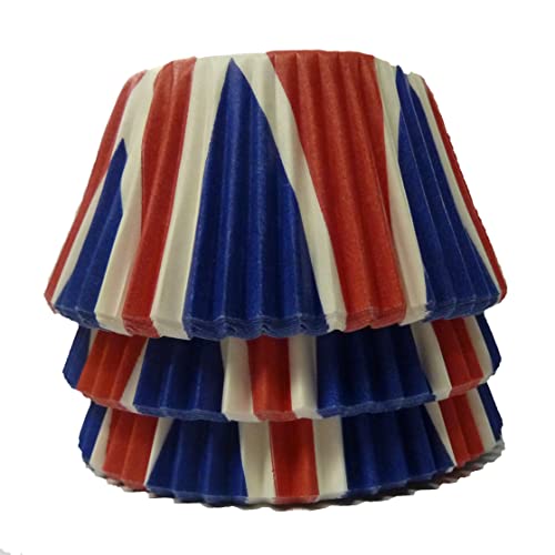 Cupcake Cases - Union Jack- Approx 24 Cases - by Scrumptious Sprinkles. Part of Our Great British Range 51mm x 38mm