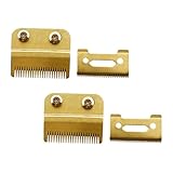 Abaodam 2セット 可能ヘアトリマーブレード 電動クリッパーヘッド交換用 対応 頑丈で長寿命設計 理容師推奨モデル