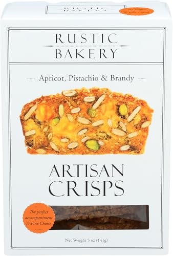 Rustic Bakery, Crisps Apricot Pistachio Brandy, 5 Ounce - image 1