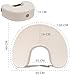 Stillkissen XXL Lagerungskissen für Baby Stillen Nursing Pillow - Schwangerschaftskissen Stillmond Breastfeeding Mond und Kinder Stillhörnchen mit Memory Foam