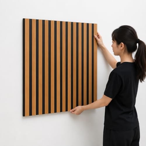 Image of CVD 3D Dark Wooden & Black Wallpaper | Peel & Stick Self Adhesive Wallpaper | Waterproof & Removable | Home Decor for Bedroom, Living Room & TV Wall (70 x 70 cm, Approx. 5.8 Sq. Feet, 1 Piece)