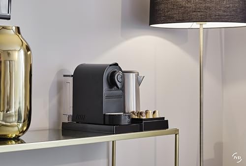 Image of JVD Mini Corseto Espresso Coffee Machine | Nespresso Compatible Capsule Coffee Maker | Italian Pump | Fast Heating | Compact Coffee Machine for Home, Office & Hotel | Black