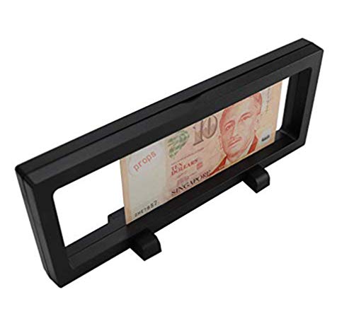 Joyce Lindberg 3D Floating Frame Display Holder Stands (Black 9x3.54x0.8)