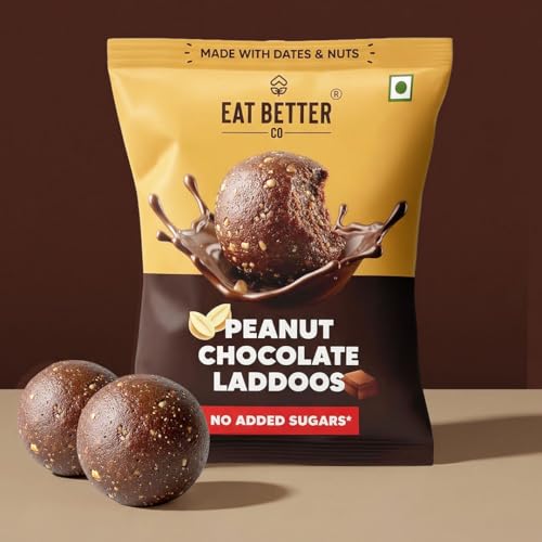 Image of Peanut Chocolate Sugar-Free Laddu by Eat Better Co - 20gm