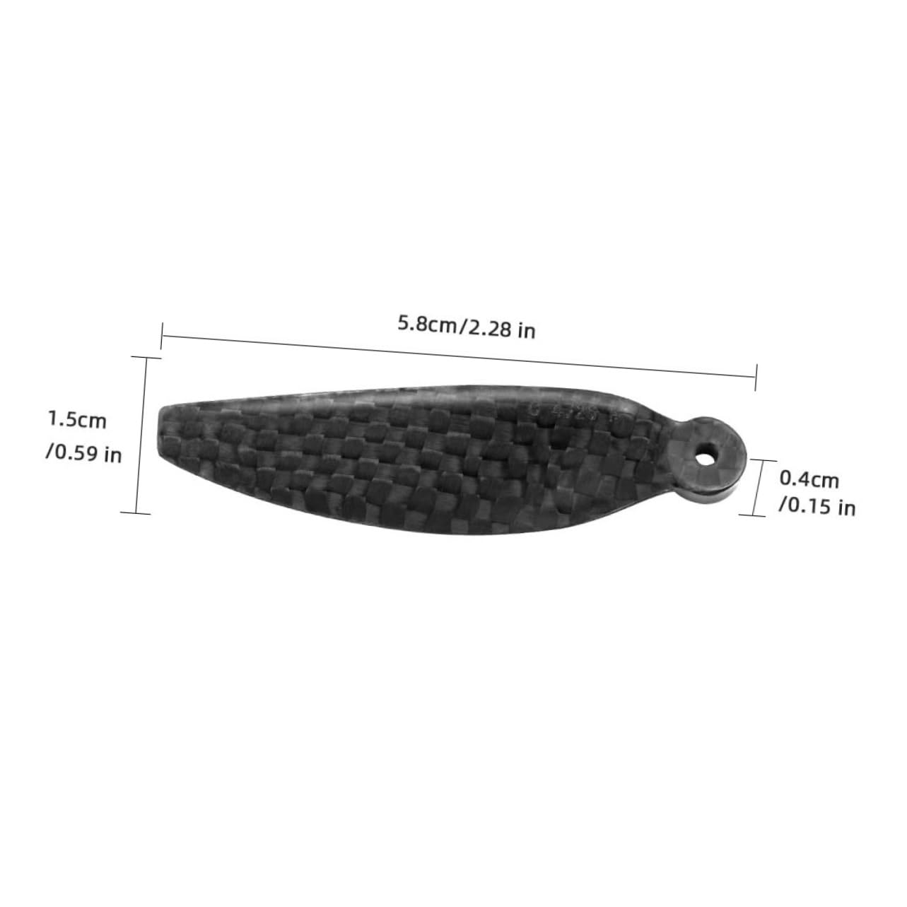 Hélices Fibra De para Dron Mini Compatible con Cuadricóptero con Herramientas De Instalación