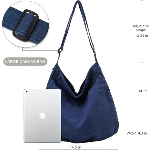 Image of FUOCO Aesthetic one side bag for men | Messenger Sling Bag for Man | Tote Bag for Woman Vintage Canvas Crossbody Shoulder Handbag for Travel, Office, Gym, College Slim Laptop Bags