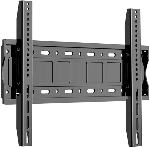 SHTUMEC Fixed TV Wall Mount for Most 32-75 Inch 4K,LED, LCD and Plasma TV, TV Mount Bracket VESA Up to 400×600 mm and Weight Capacity 165lbs, Ultra Slim Wall Mount TV Bracket Distance 15 mm.