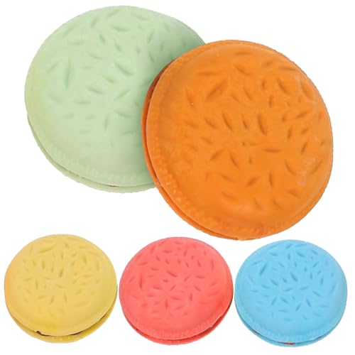 LOORGVEL 5個 色小学生用消しゴム かわいい食品グレード素材 よく消える学習用文房具 の筆記ミス修正 持ち運び便利