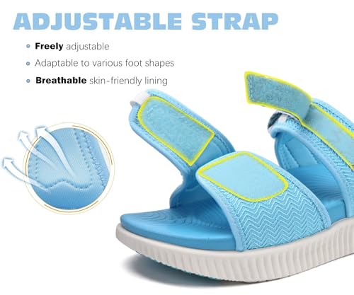Image of KuaiLu Womens Orthotic Adjustable Strap Slides Arch Support Slip On Sandals