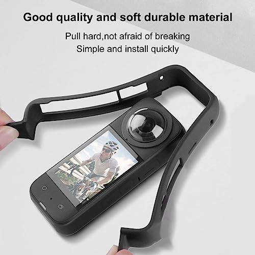 Image of BKN PC Plastic Protective Frame Case kit for Insta360 X3,Protective Frame Case with Mount with 1 /4 Screw Hole Camera Tripod Adapter Mount for Insta360 One X2 Accessories