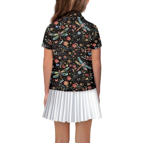 Toddler to Youth Boys Golf Shirts Short Sleeve Performance Polo Shirts Moisture Wicking School Uniform Button Up2