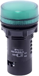 Xb2bv Series Button Indicator Xb2b3lc with LED AC / DC24 V Green - (Color: Green)