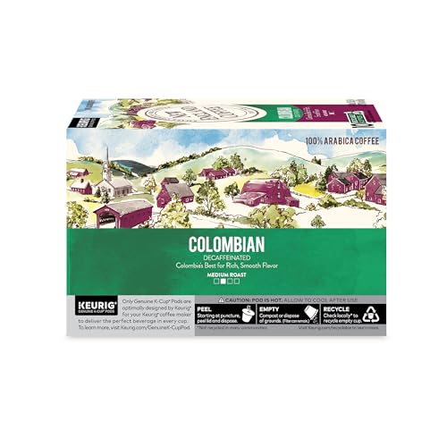 Image of New England Coffee Single Serve Pods, Colombian Decaffeinated Medium Roast, 10 Count (Pack of 1)