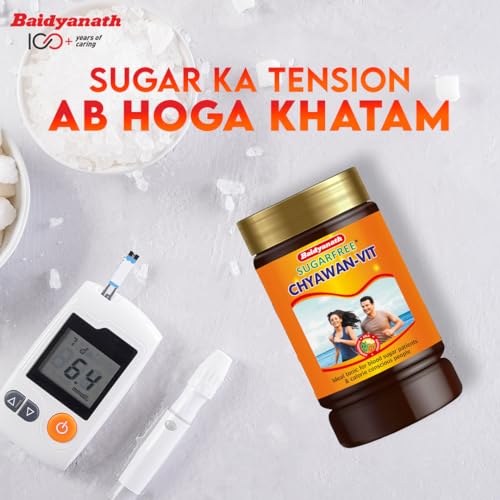 Image of Baidyanath Chyawan Vit (Sugarfree Chyawanprash) - 1kg | Boosts Immunity | Enhances Strength & Stamina in Adults | Fit for Diabetic