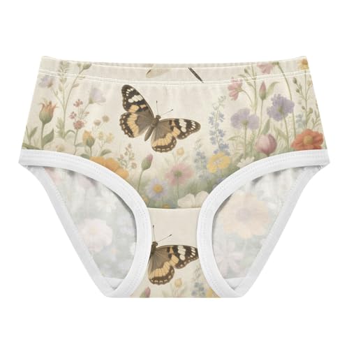 GuoChe Hipster Panties Moisture-Wicking Panties Breathable Toddler Underwear for Girls in Sizes 2T,3T, 4T, 5T, 6Y and 8Y