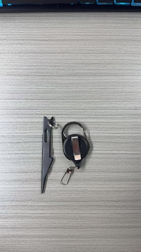 2-in-1 Fishing Line Knot Tyer Tool with Retractable Cord, Quick Tying Kit for Fly Fishing, Freshwater Saltwater Angler Accessories Lightweight Durable Design