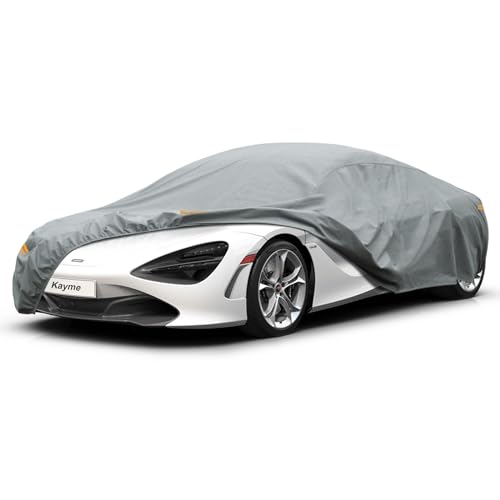 Image of Kayme Heavy Duty Car Cover Custom Fit McLaren 720S (2017-2025) Waterproof All Weather for Automobiles, Full Exterior Covers Sun Rain UV Protection.（Deliver About 3-10 Days）