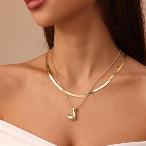 Save on Lcherry Gold-Plated Bubble Letter Necklace with Code 8YUR45OV - Image 2