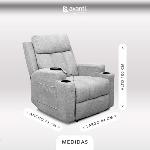 Review de Reclinable electrico de tela que puedes comprar esta semana. 11 Imagen adicional
