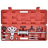 ✔ Im Lieferumfang enthalten: 1 x Gleithammer 2,3 kg; 1 x Dorn; 1 x 3 Arm Adapter; 1 x 2 Arm Adapter; 3 x Abzieharme; 1 x Radnaben Abzieher (95 - 140 mm Lochkreis); 1 x Hackenzugadapter; 1 x Blechzugadapter; 3 x Lagerschrauben; 1 x Zugschraube; 1 x Koffer.