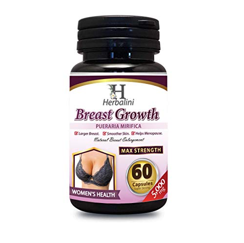 Max Strength Pueraria Mirifica Breast Growth Bust Enlargement 5000 mg Firm Body