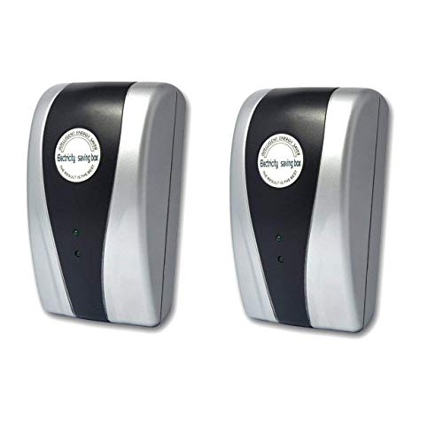 2Pcs Electricity Power Save Energy Saver Electricity Saving Box 90V-250V 30KW ,for Household Office Shop Saver Appliance (US Plug)