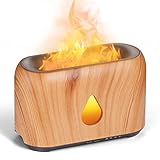 XANAPHIA Flame Diffuser，250ML Flame Essential Oil Diffuser, Ultrasonic Flame Aroma Diffuser with LE