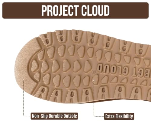 Image of Project Cloud 100% Genuine Leather Platform Ankle Boots for Women (Huggy) | Memory Foam Insole Lightweight Winter Booties - Womens Casual Footwear Fall Shoes - Fashionable Womens Boots with EVA Outsole