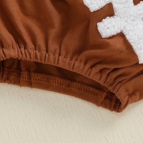 Summer Clothes Infant Baby Boy Football Bubble Shorts Bloomers Diaper Cover Smocked Game Day Outfit3