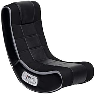 V Rocker SE Video Gaming Chair, Wireless, Black with Grey