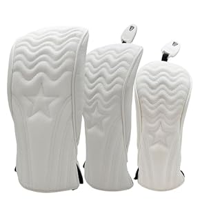 スタッズ付きヘッドカバー　5個セットホワイト 24ssunisex-071789878-496901.