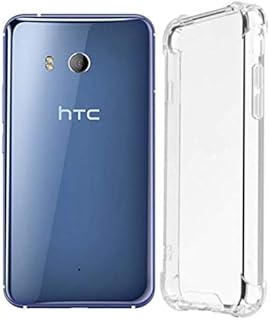 HTC U11 / HTV33 601HT Thermoplastic Polyurethane Protective Case, Back Cover, Clear, Soft, Transparent Shell Protector, Shockproof, Airbags, Anti-Slip, Scratch Resistant, Thin, Lightweight, Slim