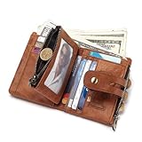 LIFKOME Handtasche mit Mehreren Kartenpositionen erkeklere hediye herrengeschenke подарки для мужчин Anti-Diebstahl Brieftasche Männer Anti-Diebstahl-Brieftasche Herren Geldbörse Khaki
