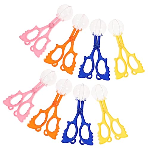 Alasum 8 Piezas tijeras para juguete recogedor de jaula toys Tijeras para atrapar insectos abrazadera para atrapar insectos atrapar tijeras