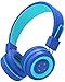 Produktbild iClever Bluetooth Kinder Kopfhörer, Kopfhörer für Kinder mit MIC, Lautstärkeregler, Verstellbares Stirnband, Faltbar, Kinderkopfhörer am Ohr für Schule