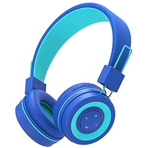 iClever Bluetooth Children Headphones, Koptelefoons voor kinderen met MIC, Volume Administable hoofdband, Vodable, Children’s Headphones for iPad Tablet School
