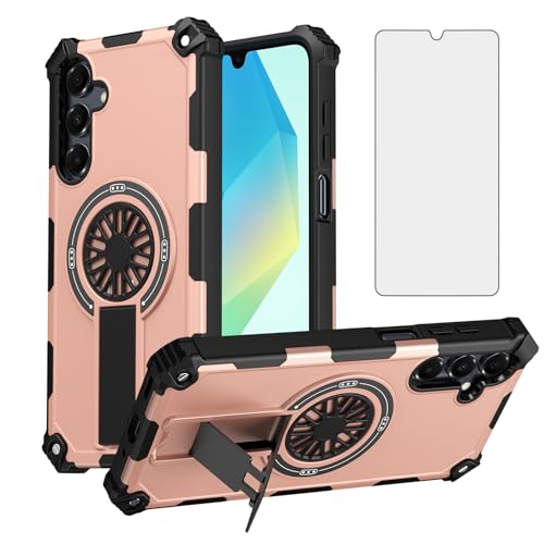 Coque antichoc Samsung Galaxy A26 5G robuste avec béquille magnétique et verre