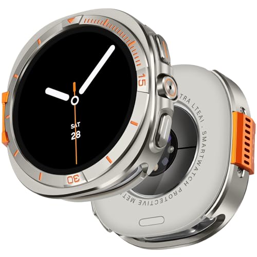 Coque Métal Galaxy Watch 8 44mm Robuste Finition Titane